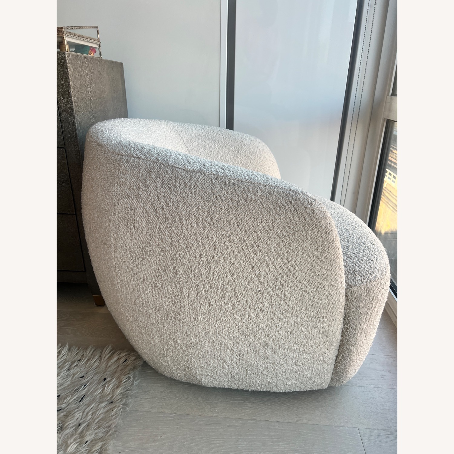 CB2 Goop Natural Boucle Accent Chairs - image-4