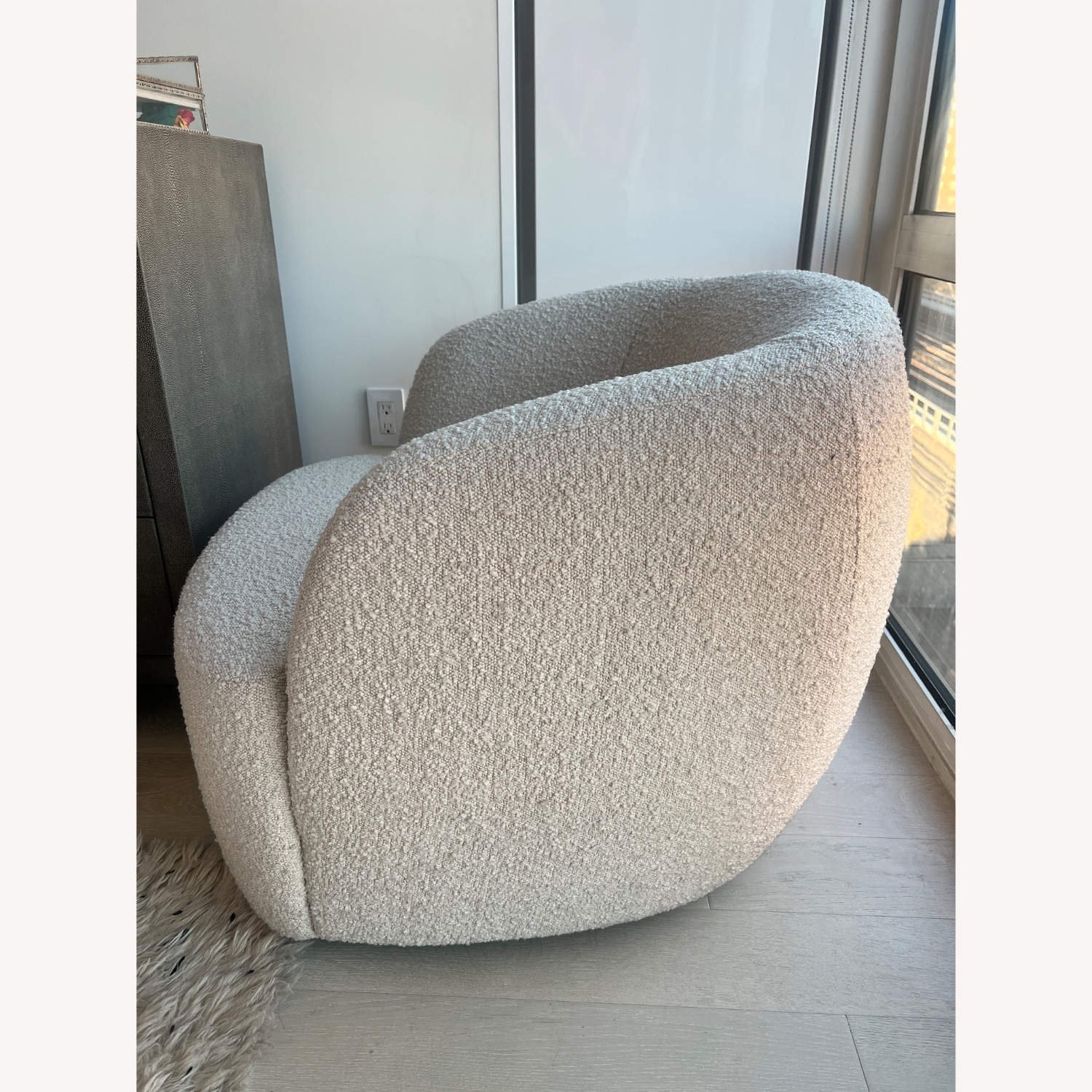 CB2 Goop Natural Boucle Accent Chairs - image-5