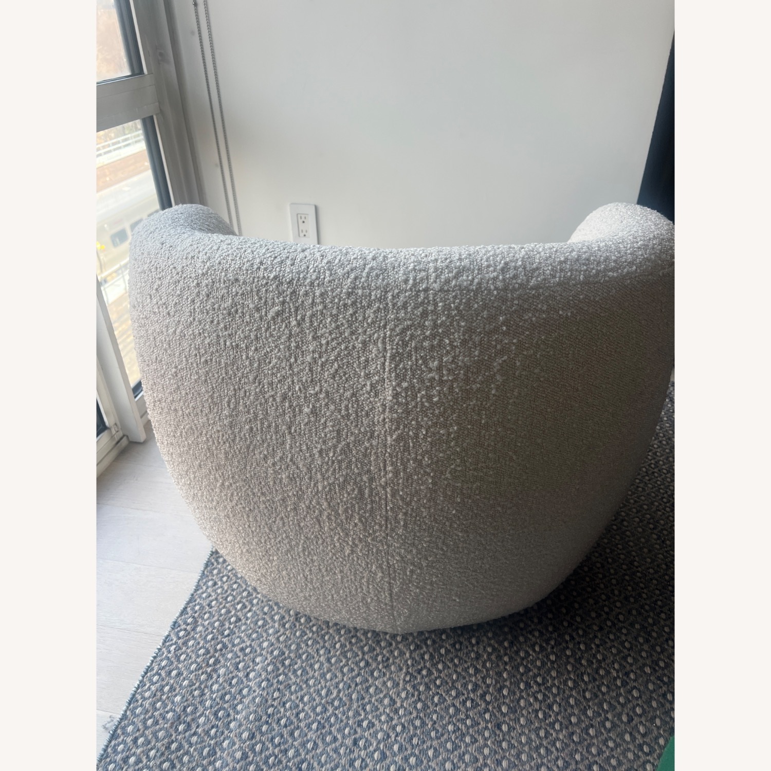 CB2 Goop Natural Boucle Accent Chairs - image-9