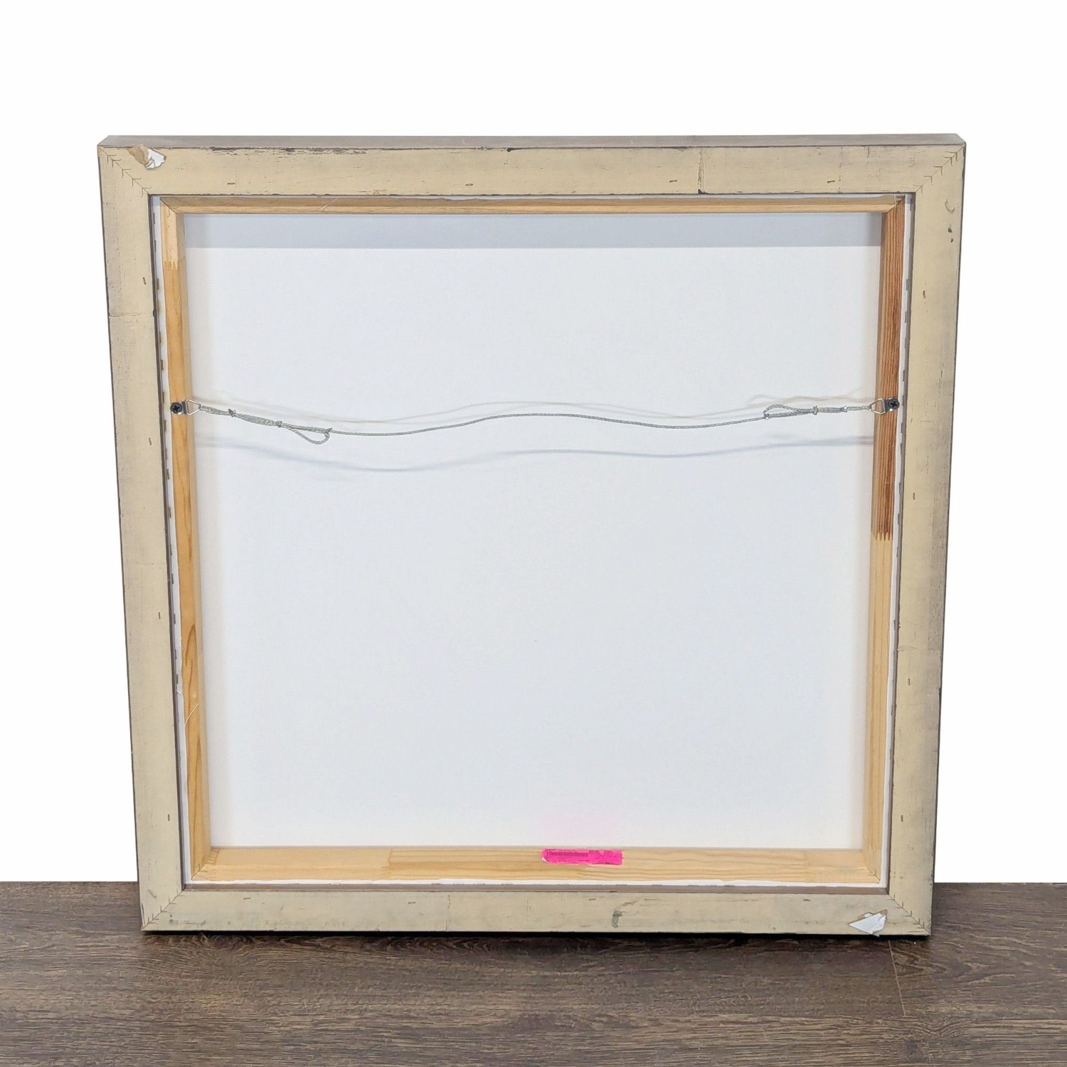 Modern Abstract Black and White Framed Painting - image-5