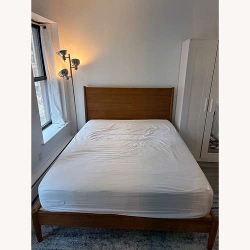 Used West Elm Mid-Century Bed Frame - Queen for sale on AptDeco