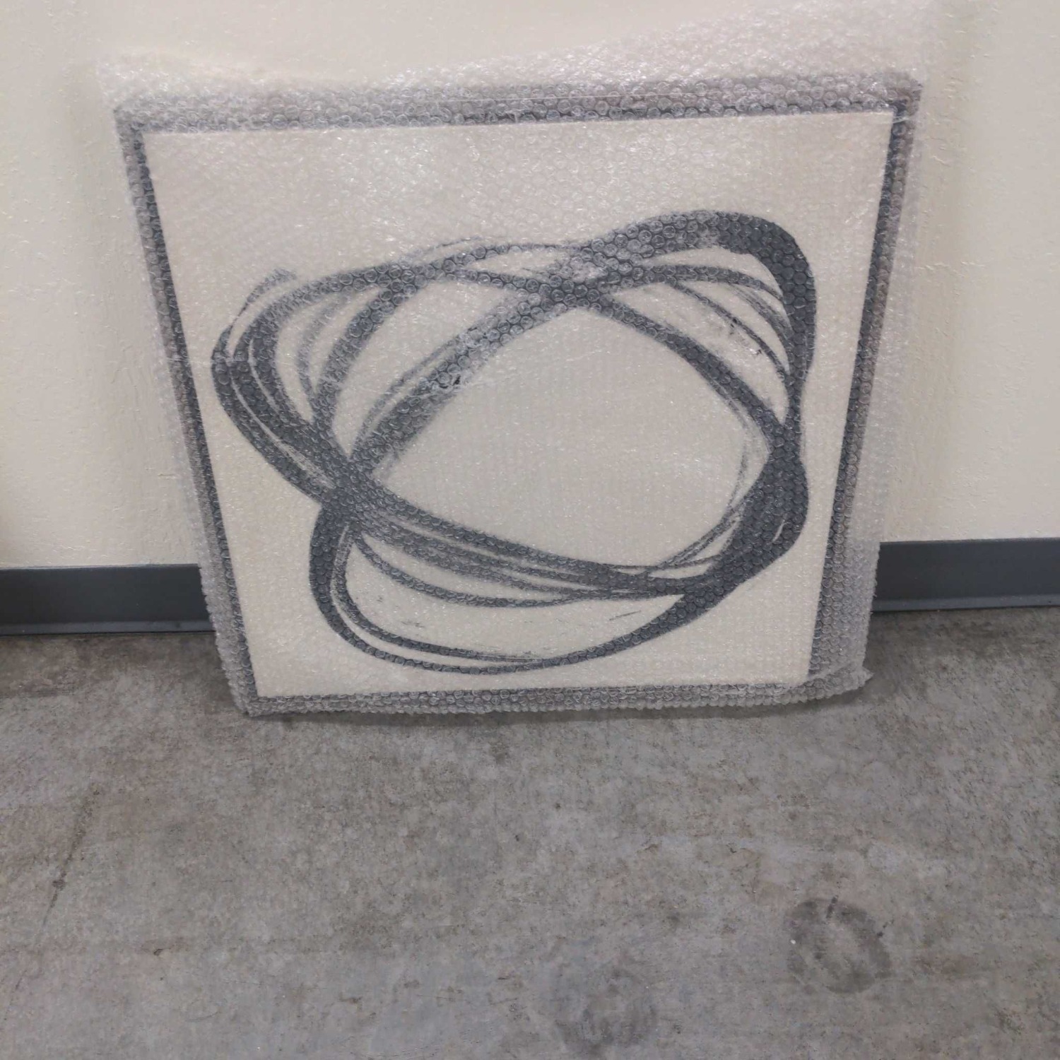 Minimalist Black and White Abstract Brushstroke - image-5