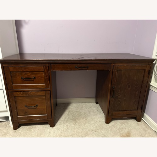 Used Pb Teen Hampton Smart Storage Desk (57") for sale on AptDeco