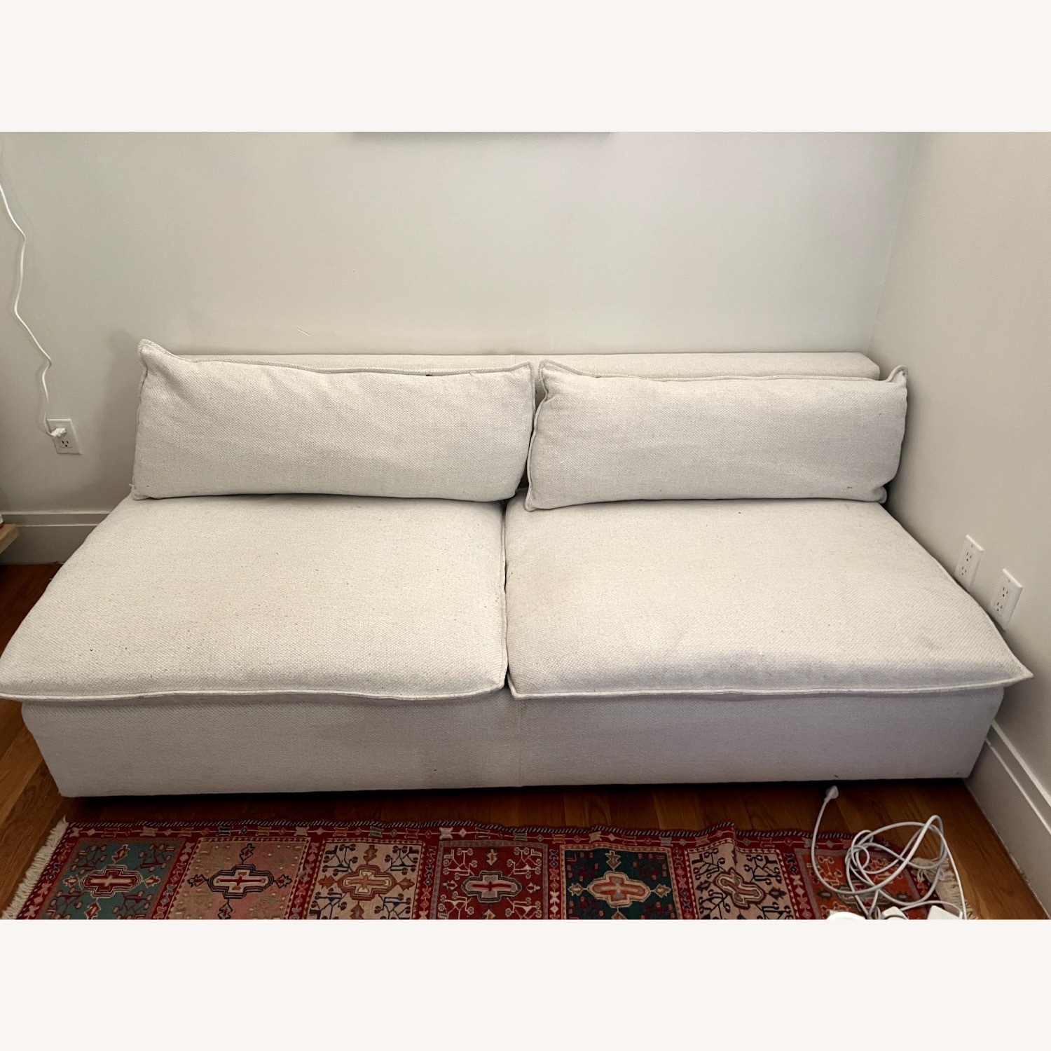 Crate & Barrel Deep Loveseat Sectional Piece - image-4