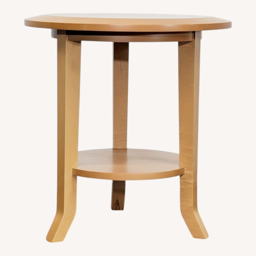 Used Three Leg End Table with Shelf for sale on AptDeco