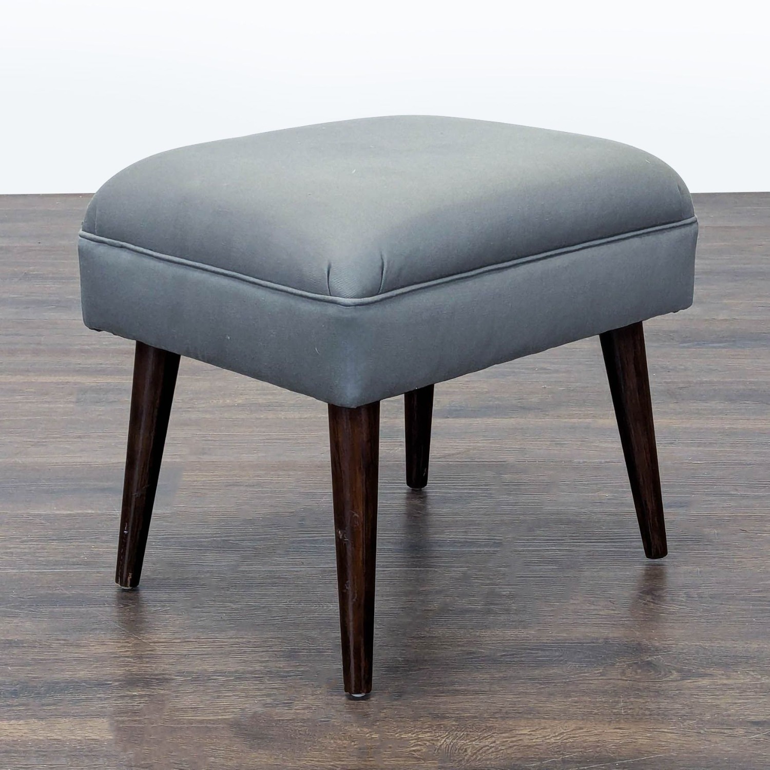 Skyline Furniture Footstool on Wood Legs - image-4