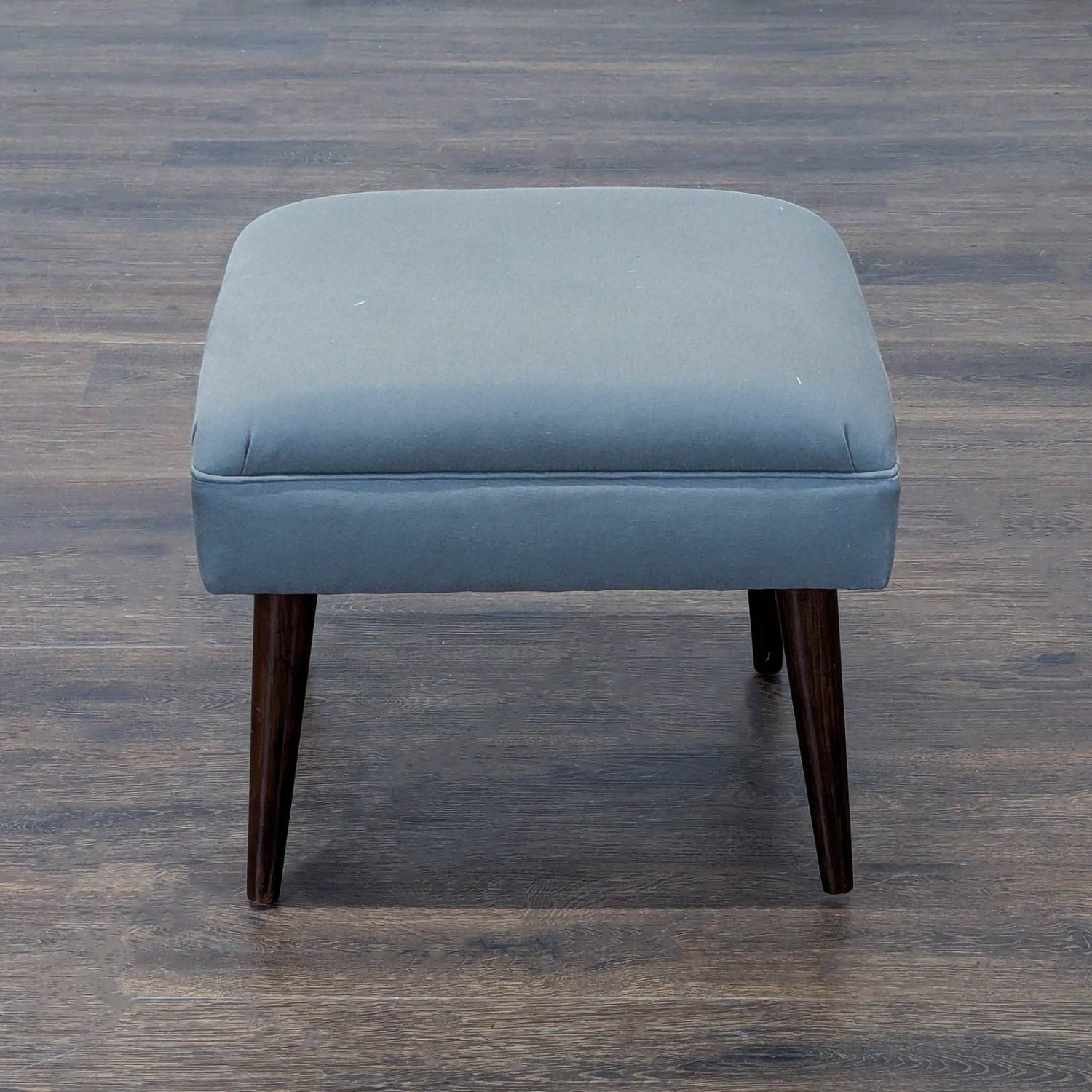 Skyline Furniture Footstool on Wood Legs - image-2