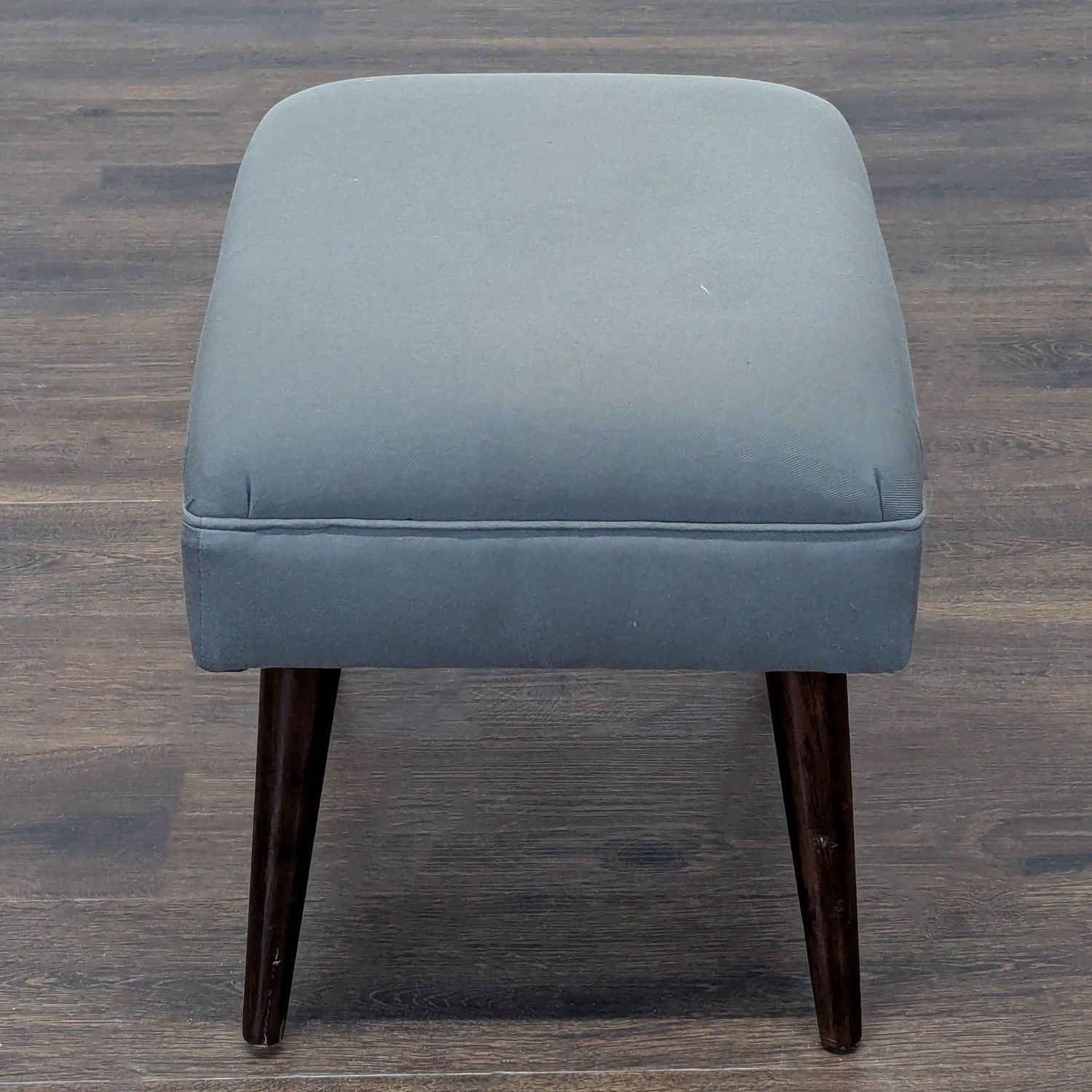 Skyline Furniture Footstool on Wood Legs - image-5