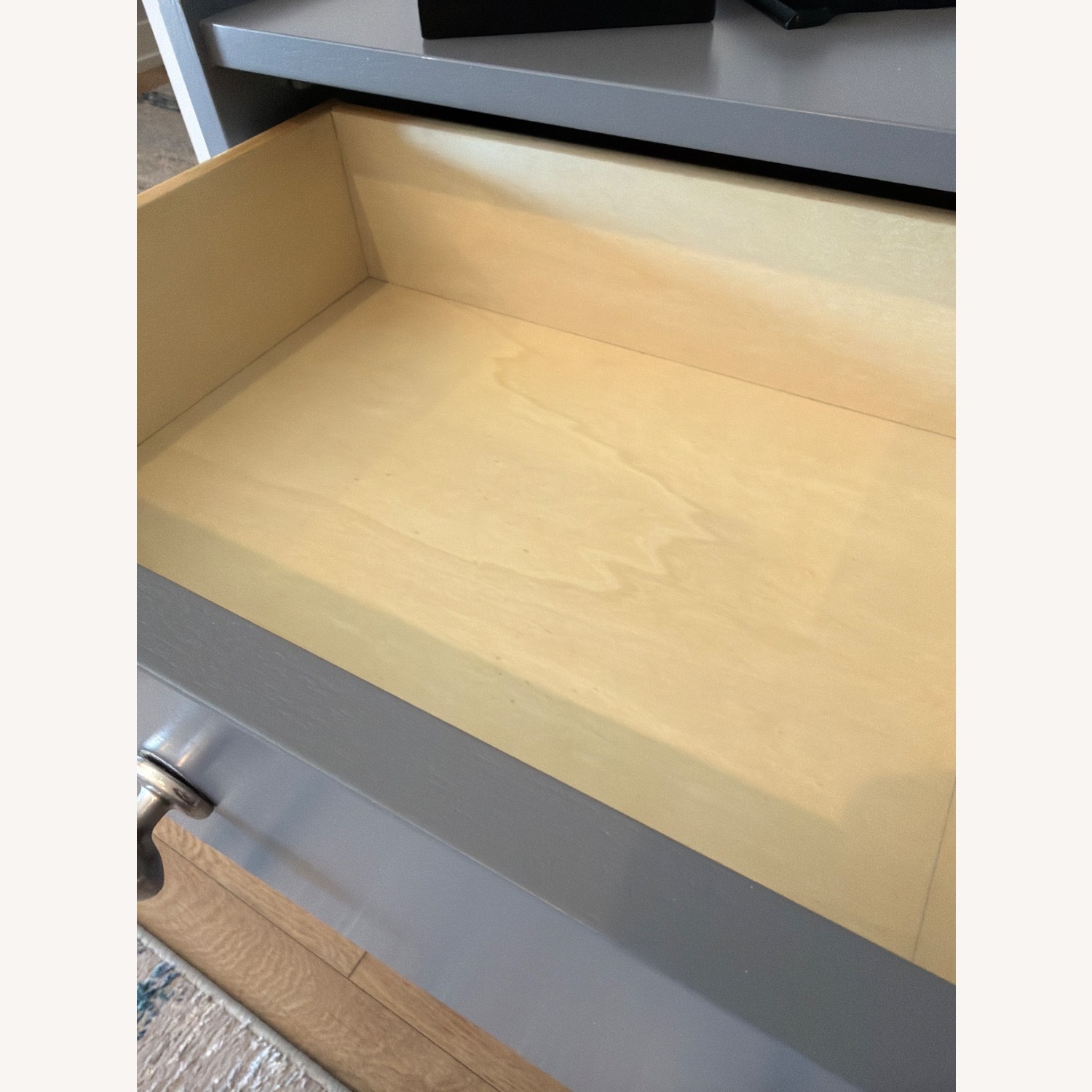 Wade Logan Light Gray Wood Bench - image-7