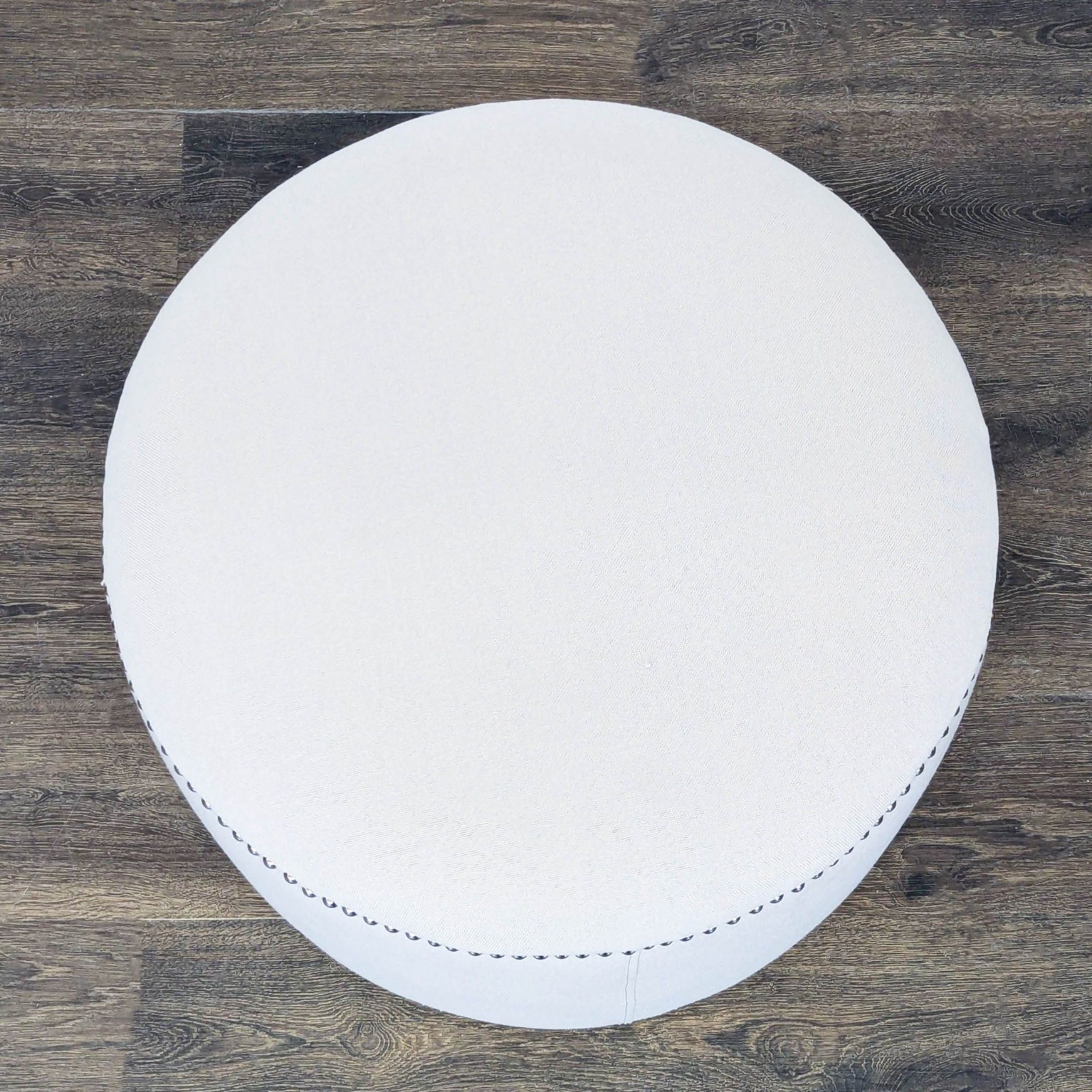 Safavieh Florentine Beige Linen Ottoman - image-3