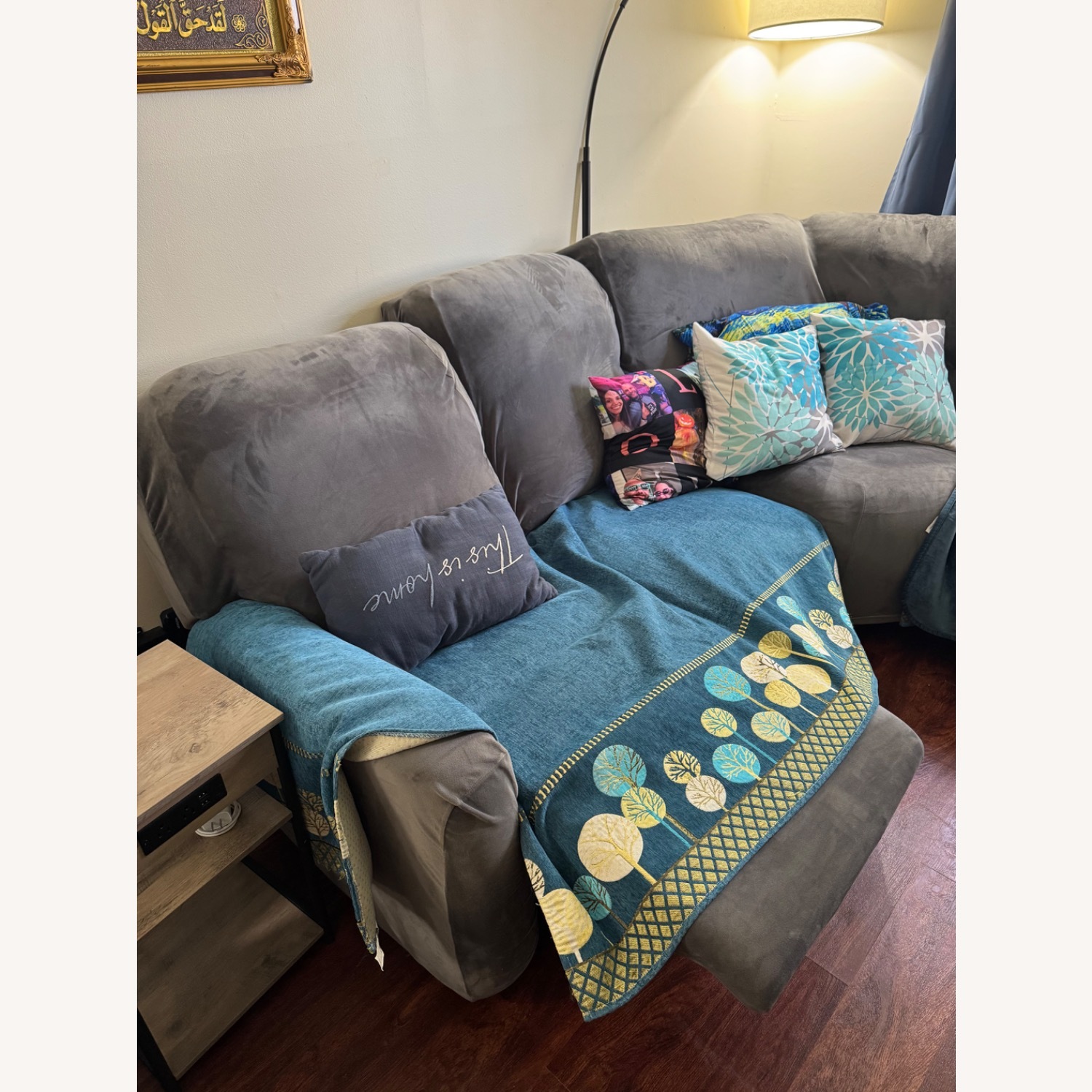 Raymour & Flanigan Light Gray 3+ Piece Sectional - image-2