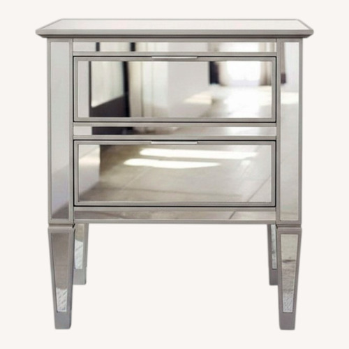 Used Pottery Barn Park 24" Mirrored Nightstands 2 for sale on AptDeco