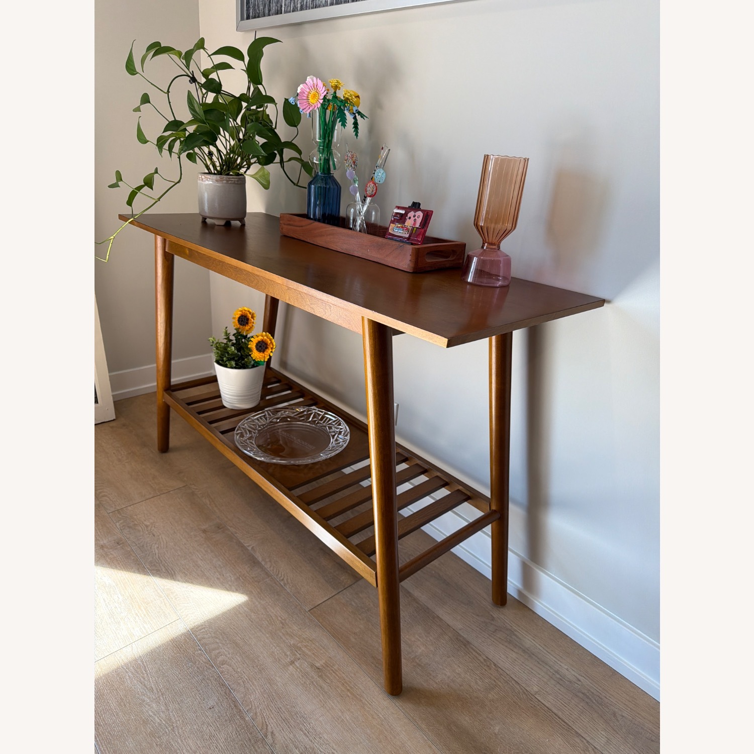 Lark Manor Ailani Natural Wood Side Table - image-3