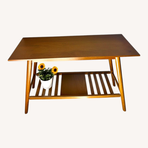 Used Lark Manor Ailani Natural Wood Side Table for sale on AptDeco