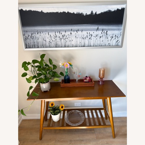 Used Lark Manor Ailani Natural Wood Side Table for sale on AptDeco