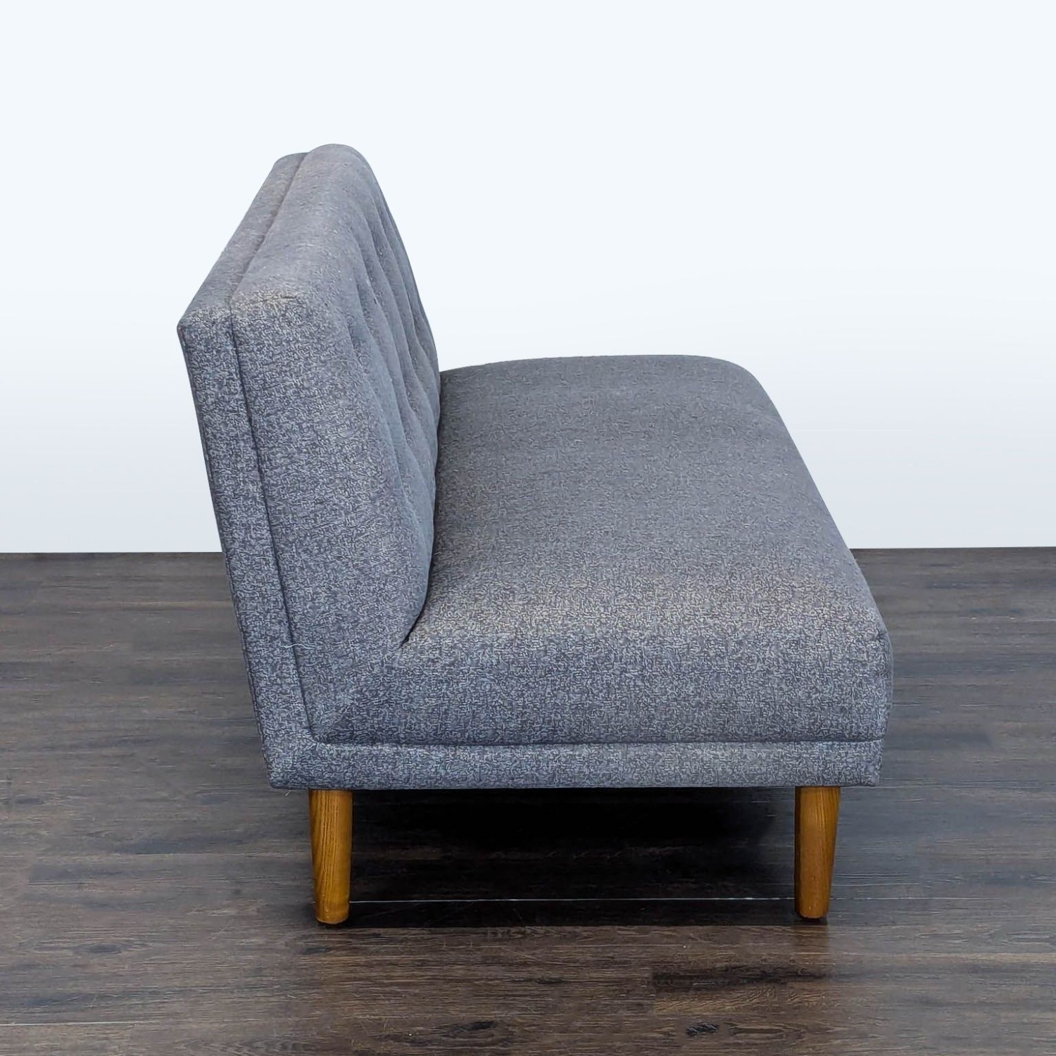 Jason Furniture Modern Gray Fabric Loveseat  - image-7