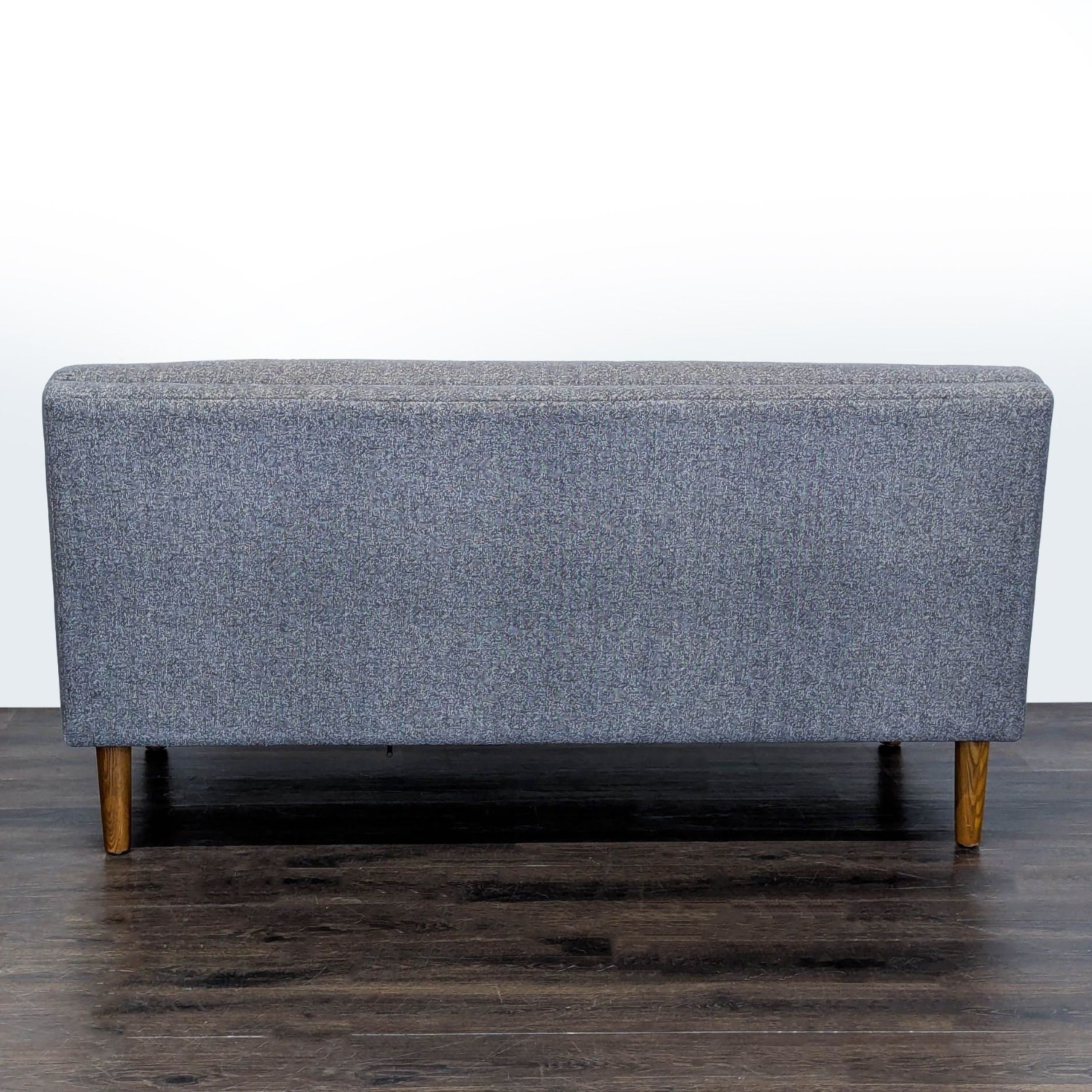 Jason Furniture Modern Gray Fabric Loveseat  - image-3
