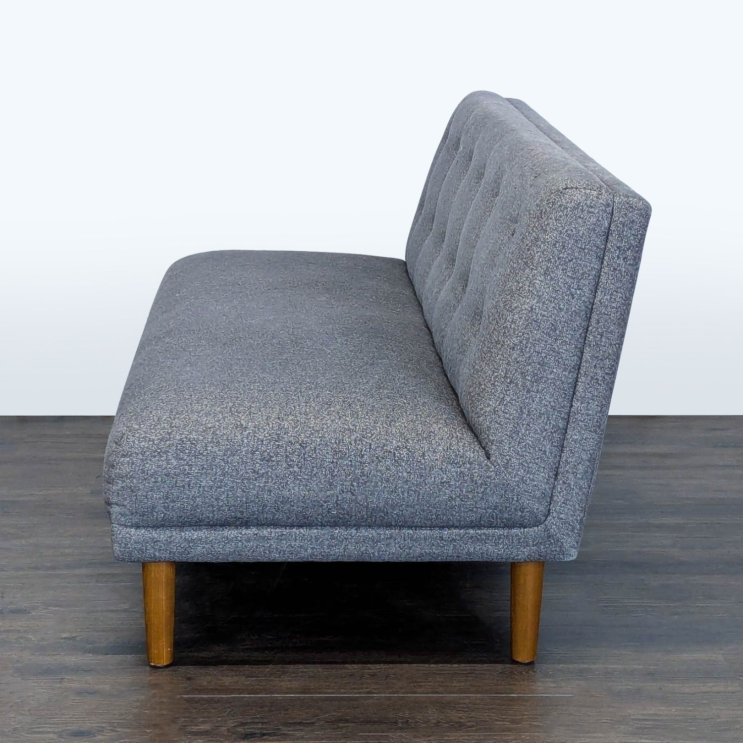 Jason Furniture Modern Gray Fabric Loveseat  - image-4