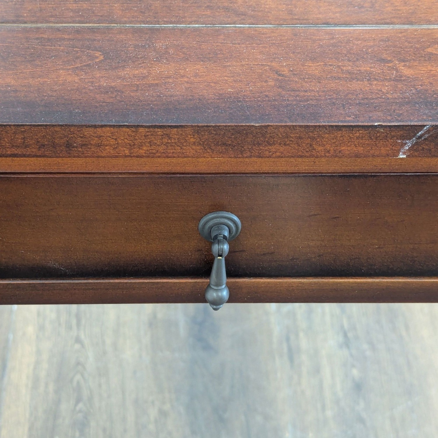 One Drawer Wood Console Table	 - image-8