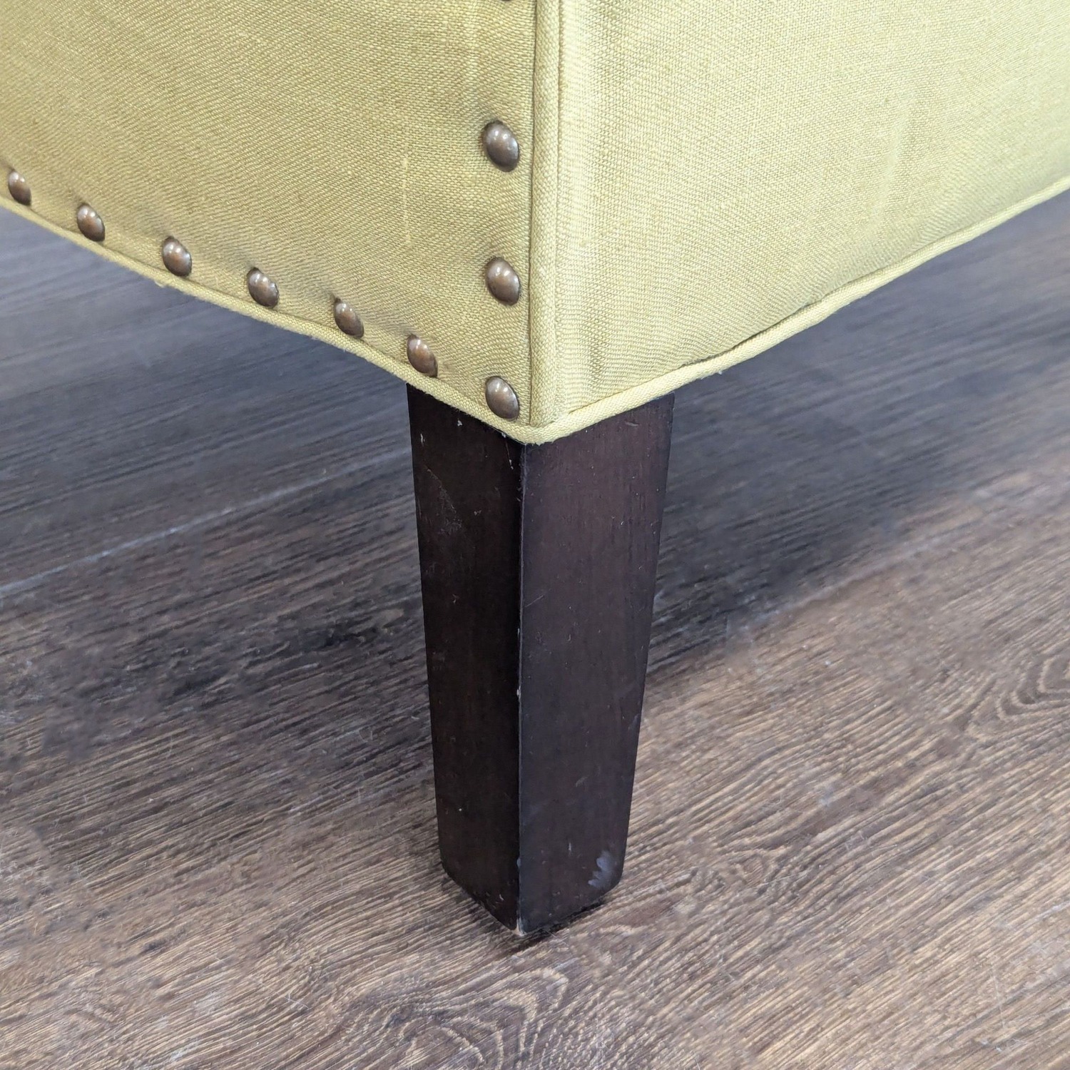 Cisco Brothers Green Lounge Chair with Nailhead - image-7