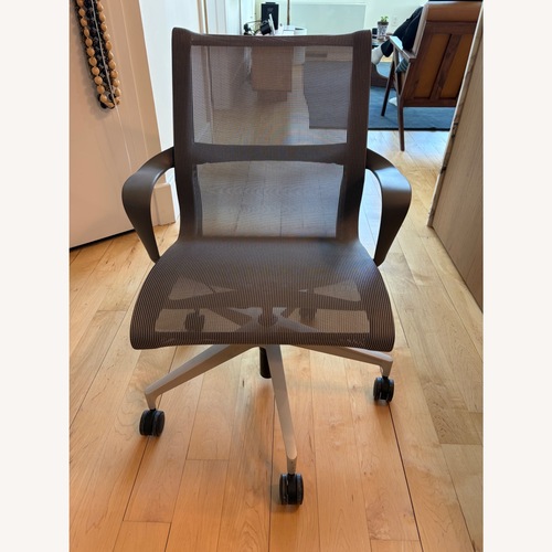 Used Herman Miller Light Gray Aluminum Office Chair for sale on AptDeco