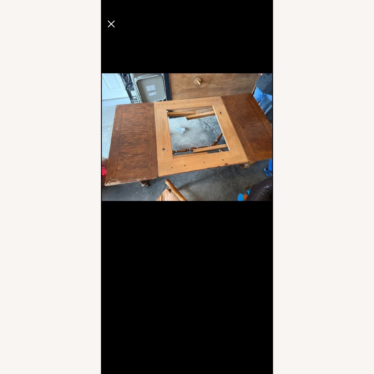 Natural Wood Expandable Kitchen Table - image-7