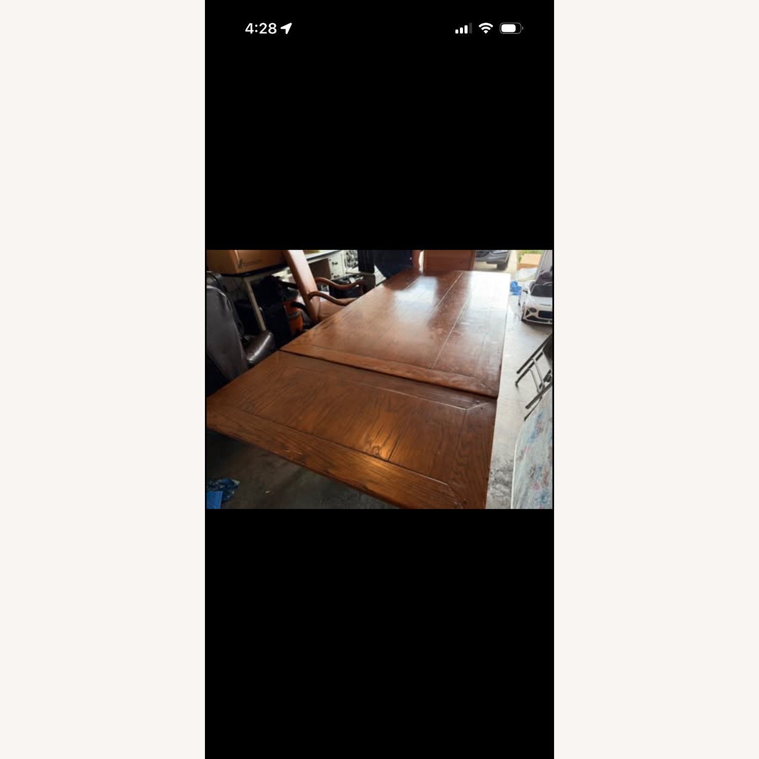 Natural Wood Expandable Kitchen Table - image-8