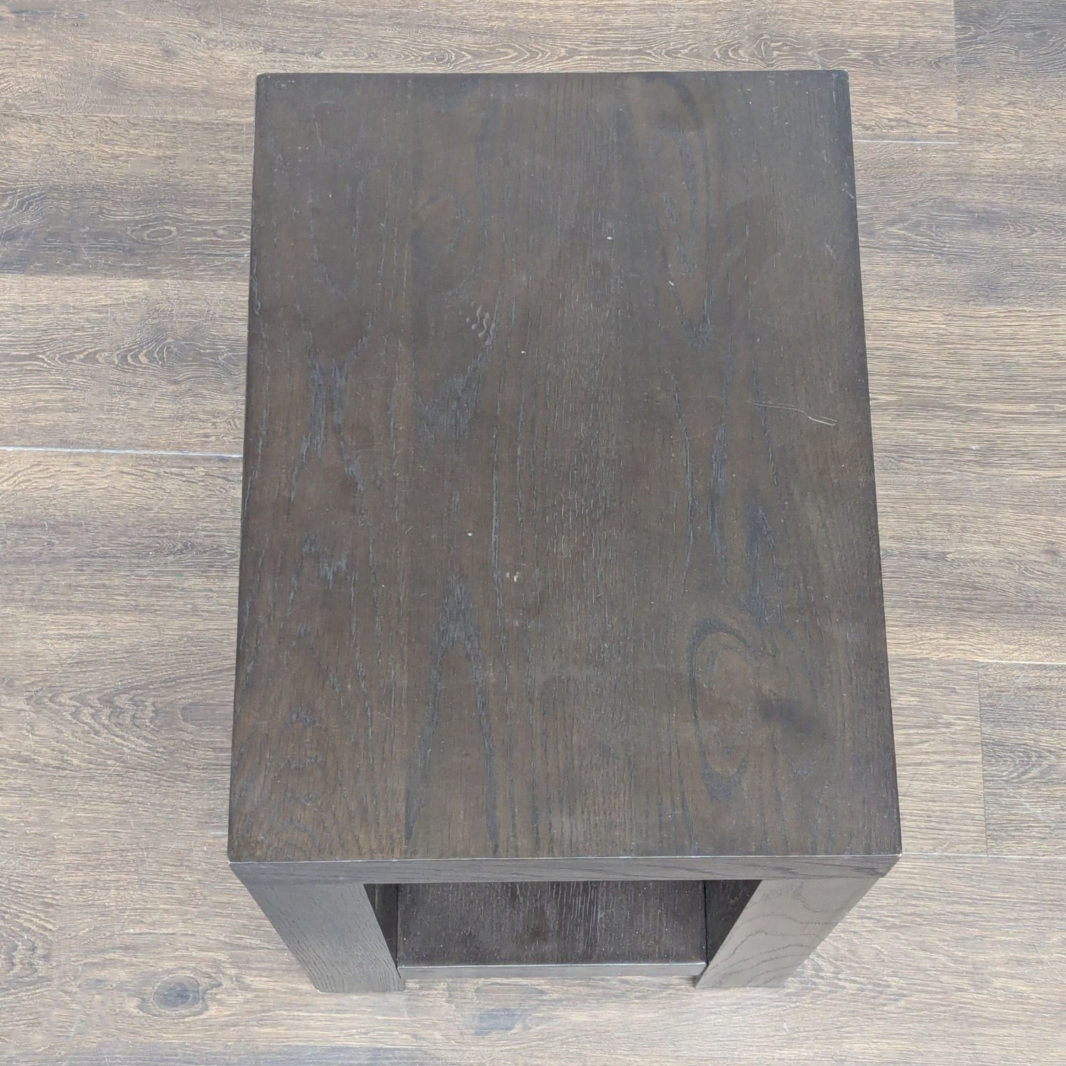 One Drawer Wood Side Table with Shelf	 - image-6
