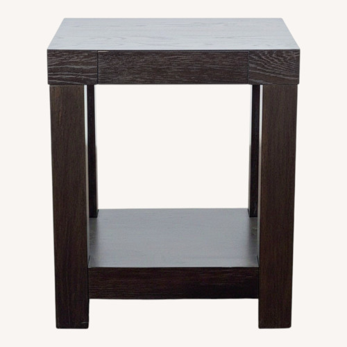 Used One Drawer Wood Side Table with Shelf	 for sale on AptDeco