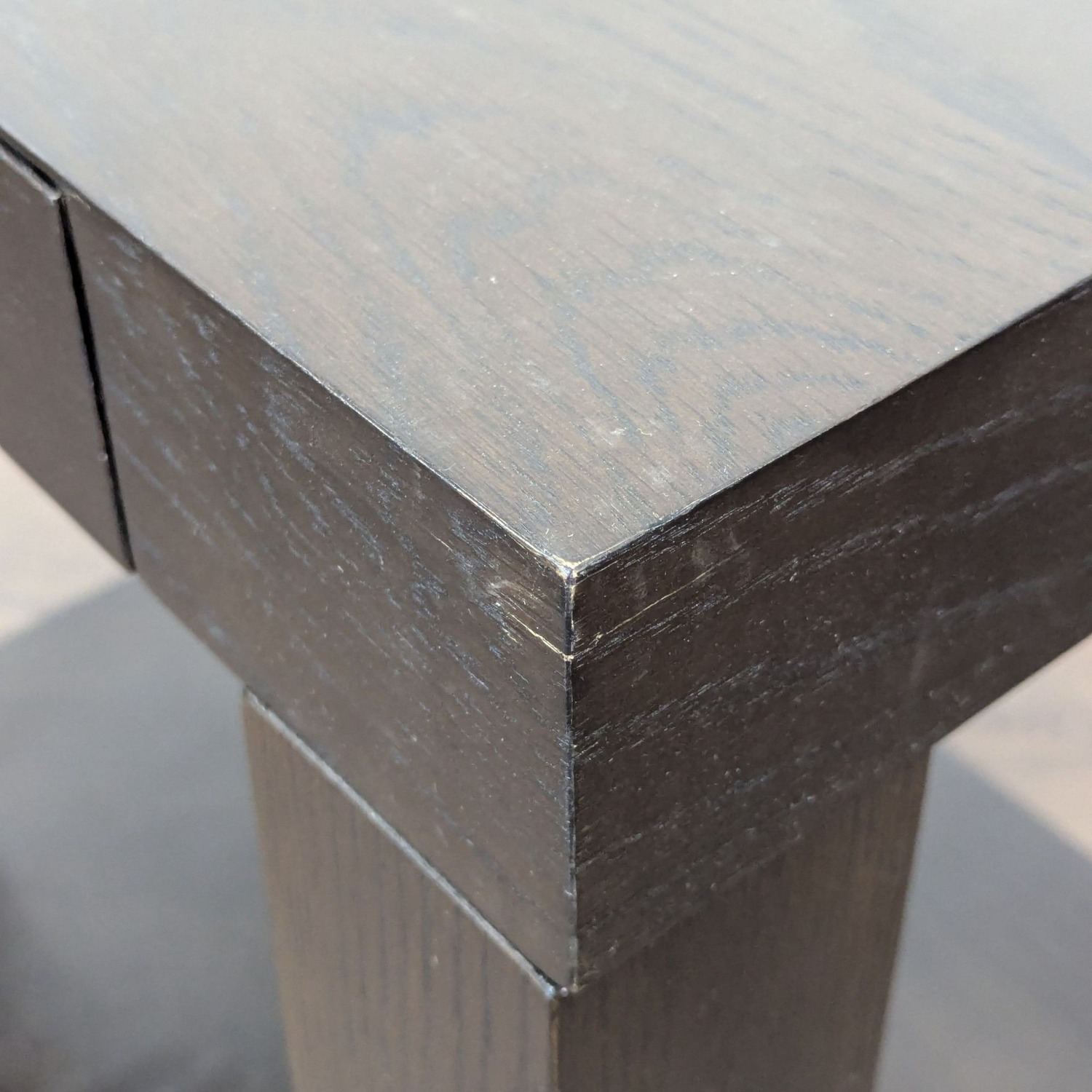 One Drawer Wood Side Table with Shelf	 - image-8