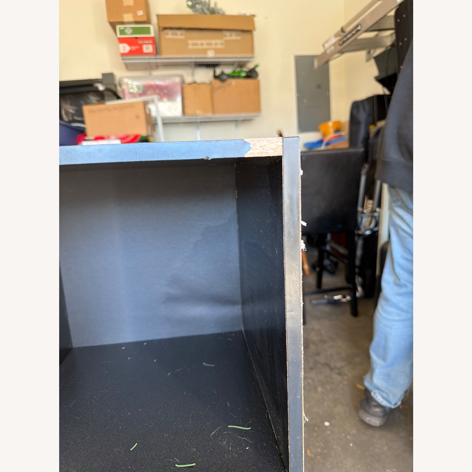 Black Wood Bookcase - image-2