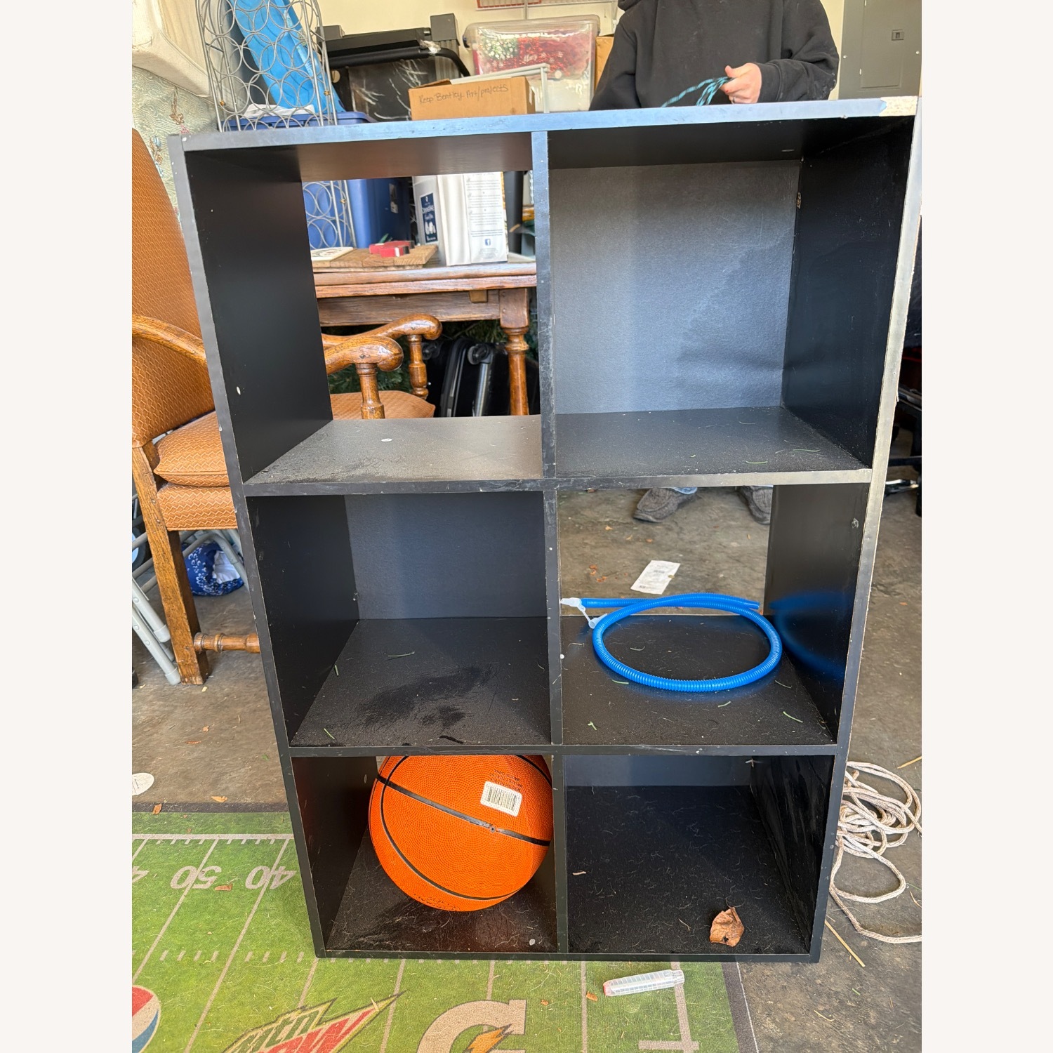 Black Wood Bookcase - image-1