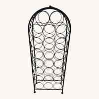 Metal Wine Rack with Handle 