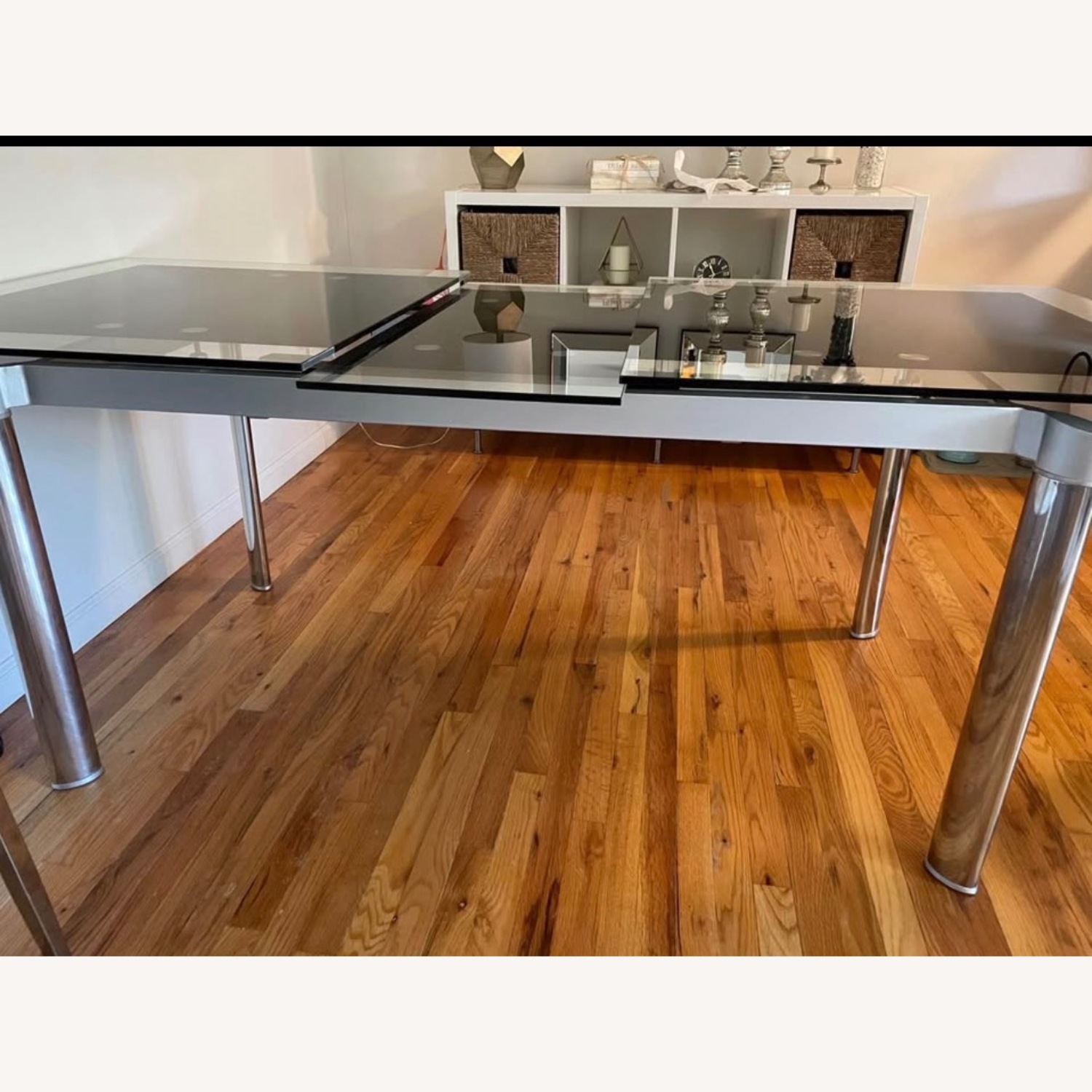 Vintage/Antique Black Glass Dining Table - image-3