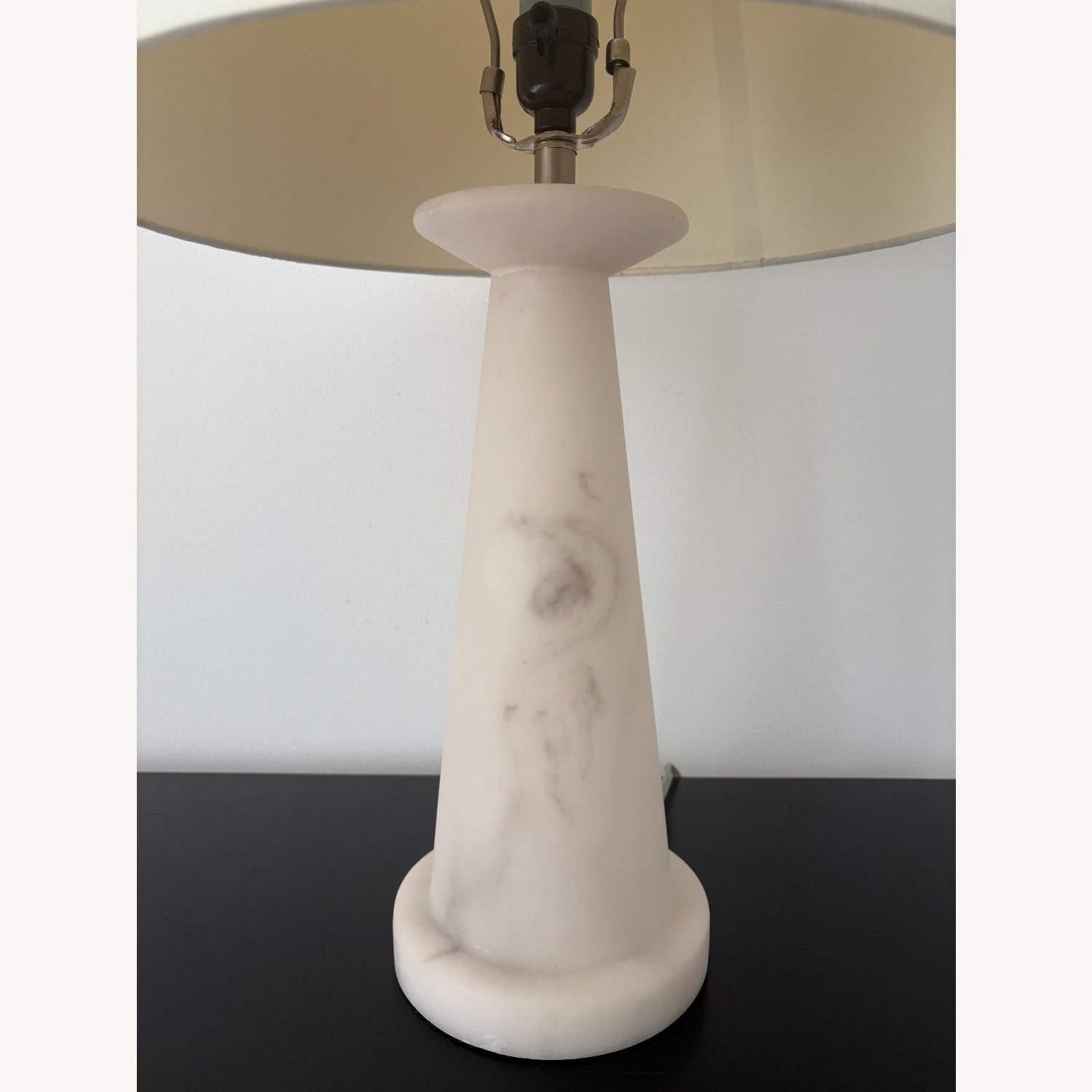 Crate & Barrel Marble-Like Lamps - image-4