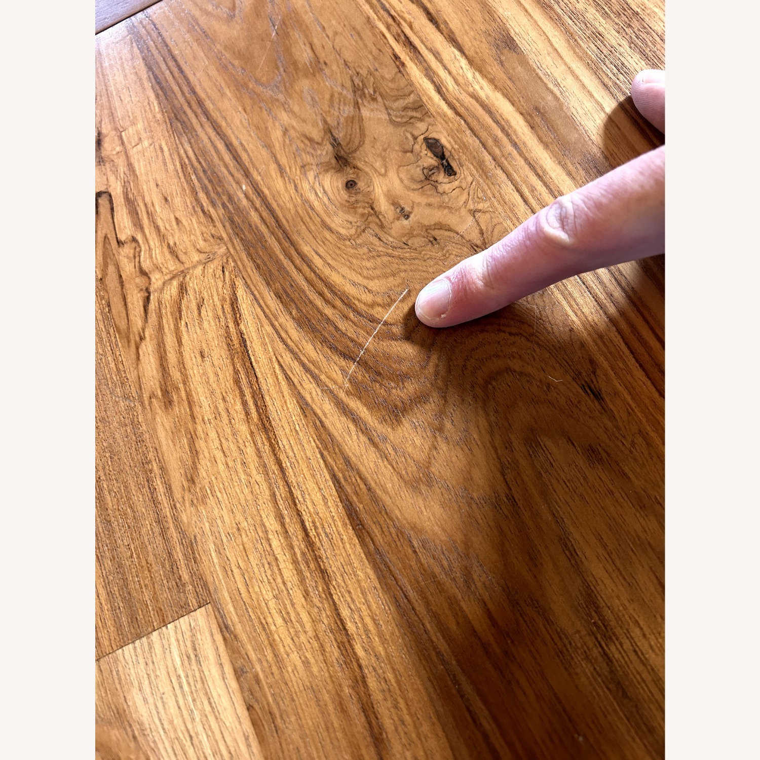 Crate & Barrel Lakin Dark Brown Wood Dining Table - image-4