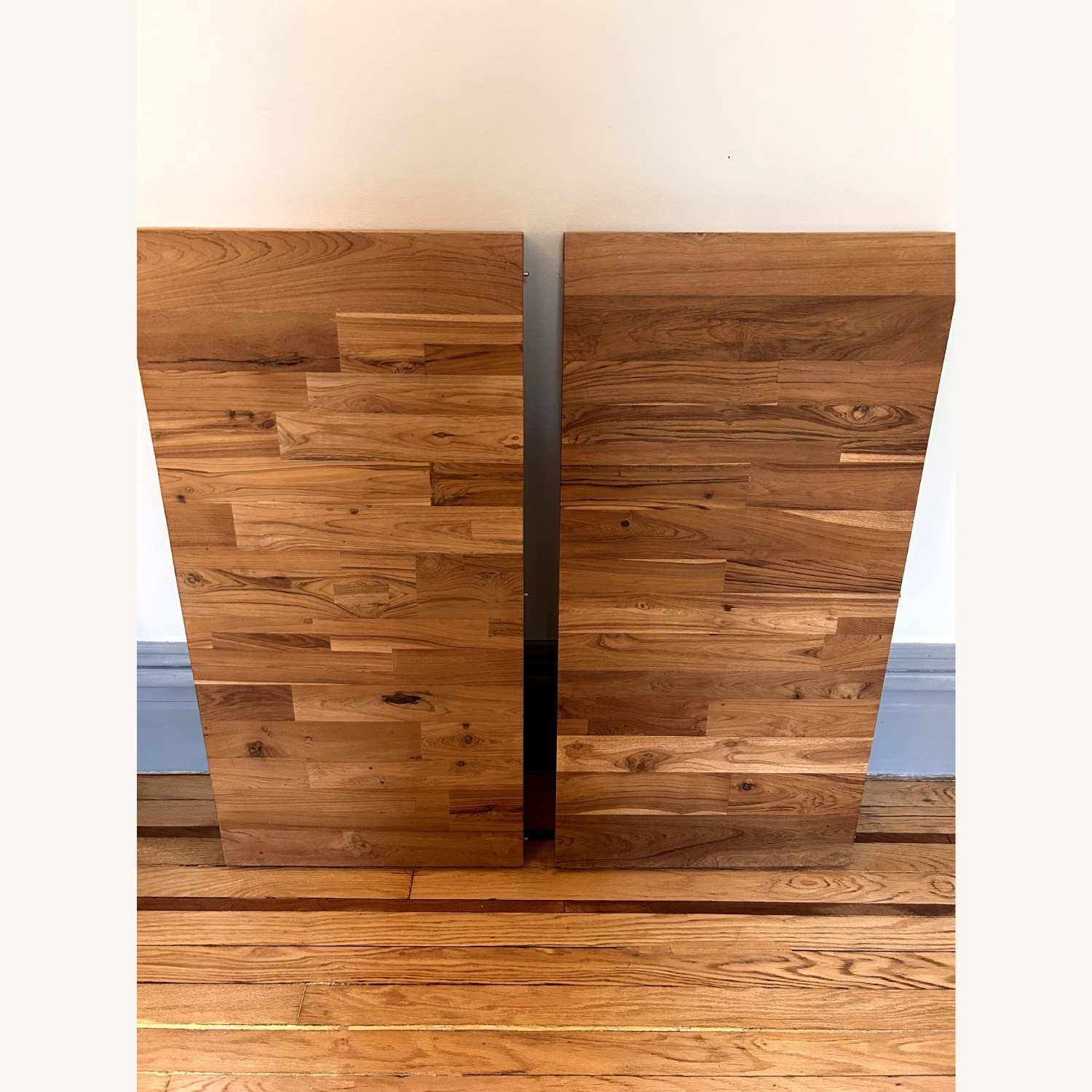 Crate & Barrel Lakin Dark Brown Wood Dining Table - image-5