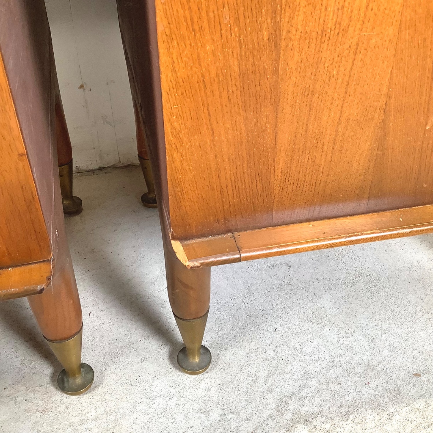 Pair of Vintage Walnut Nightstands | 1960s MCM - image-14