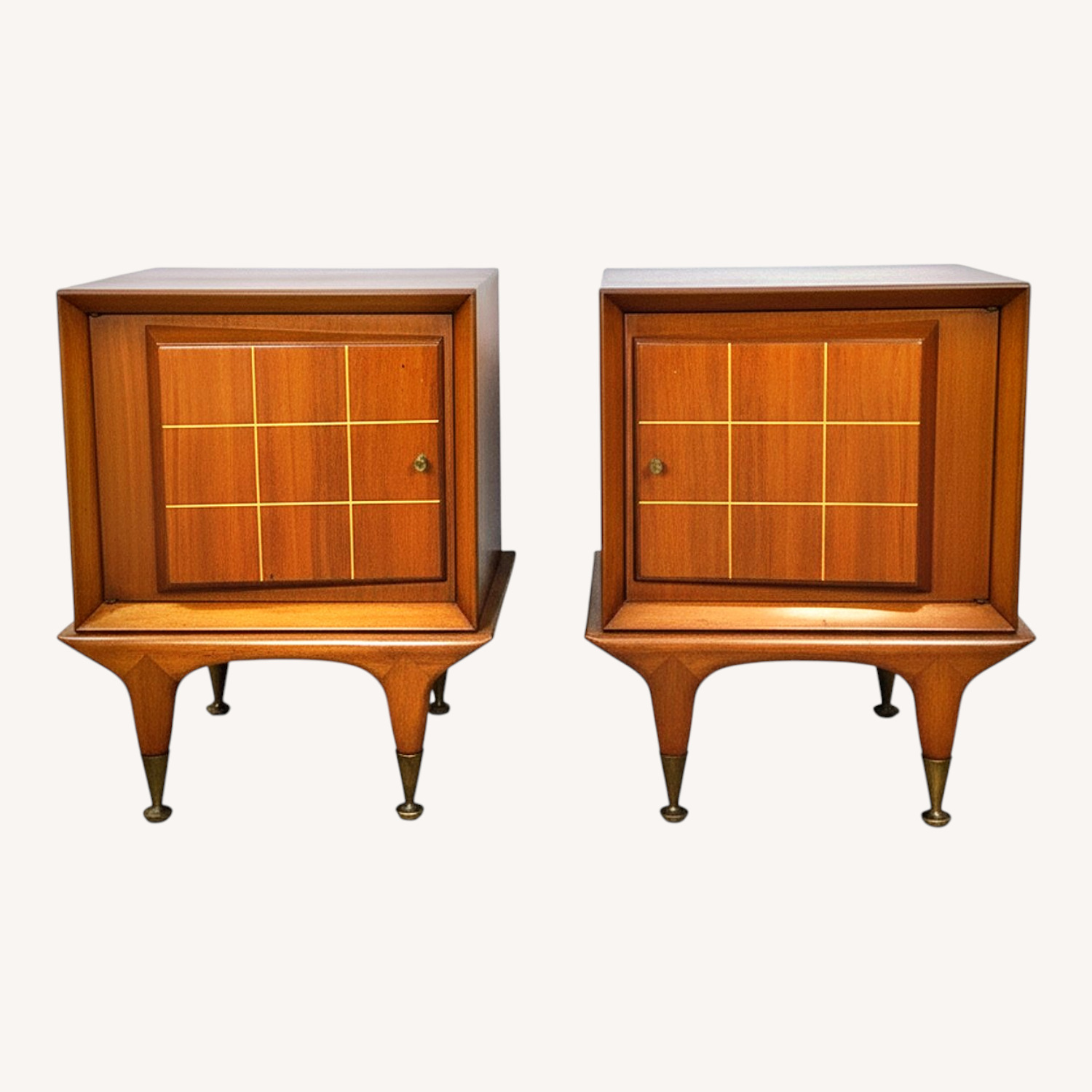 Pair of Vintage Walnut Nightstands | 1960s MCM - image-20
