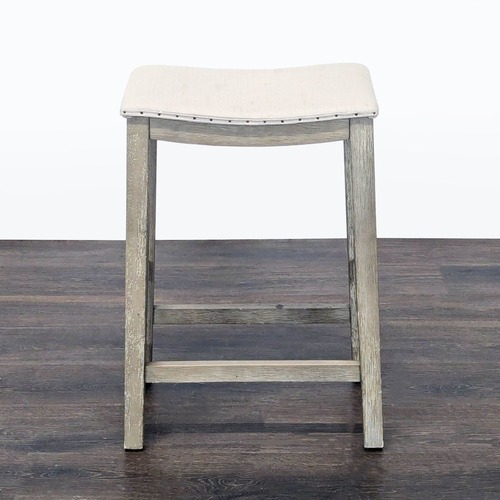 Used Pottery Barn Wood Counter Stool for sale on AptDeco
