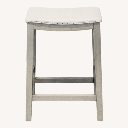 Used Pottery Barn Wood Counter Stool for sale on AptDeco