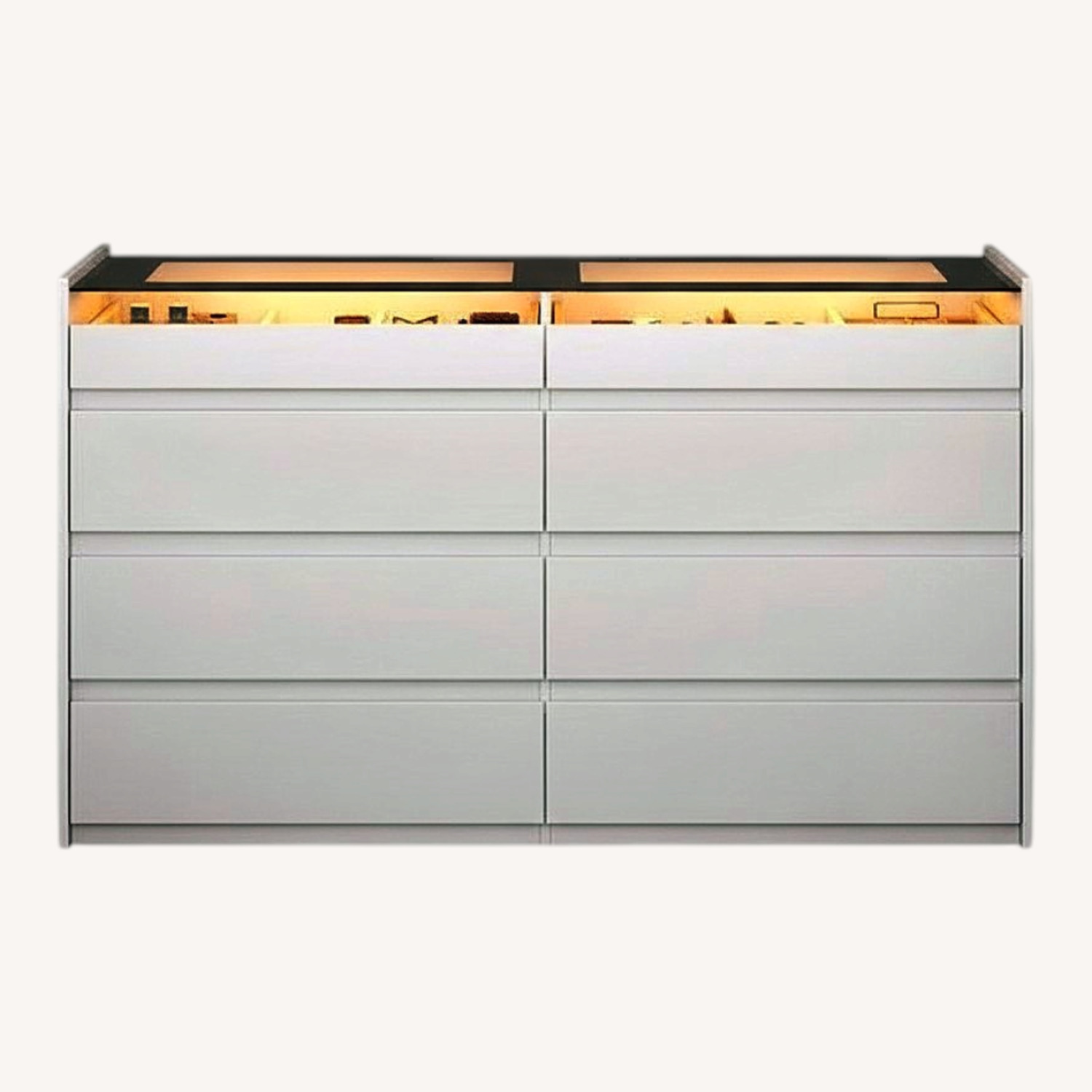 Amazon White Wood Dresser - image-0