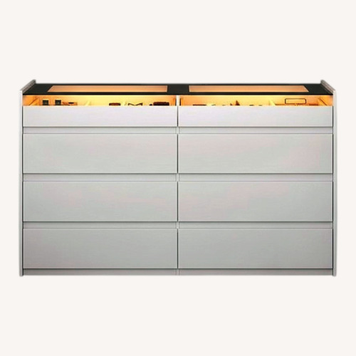 Used Amazon White Wood Dresser for sale on AptDeco