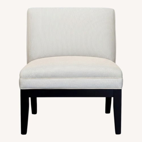 Used Modern Corner Lounge Chair with Striped for sale on AptDeco