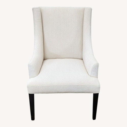Used Modern Cream Upholstered Lounge Chair for sale on AptDeco