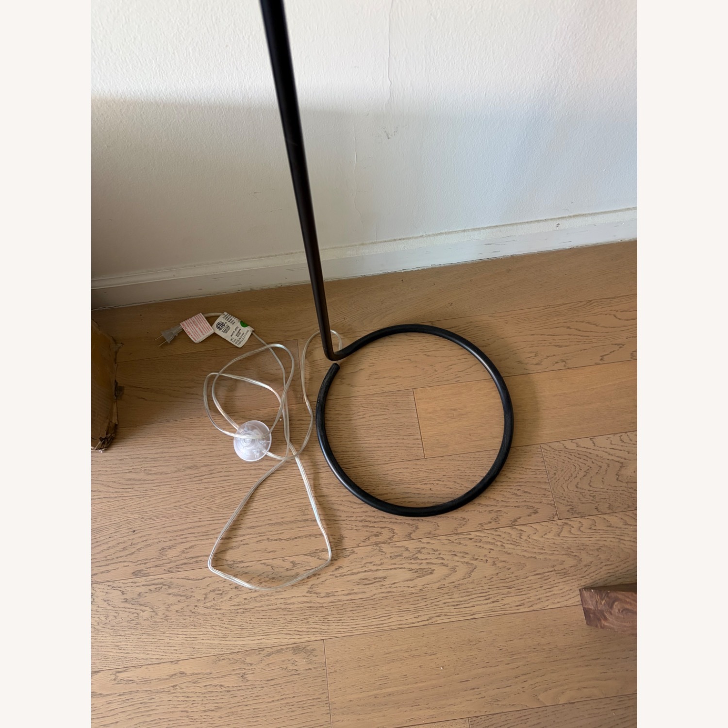 West Elm Black Metal Floor Lamp - image-4