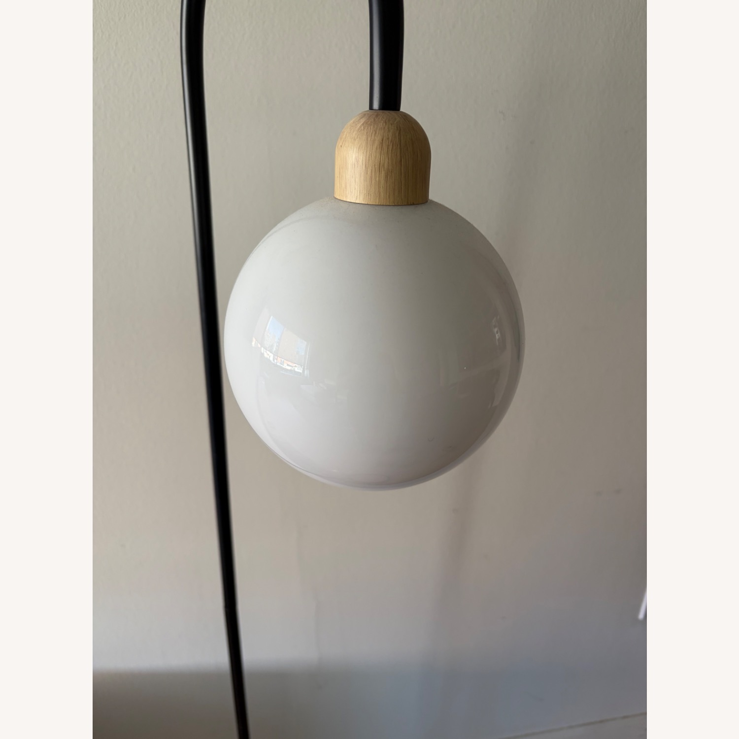 West Elm Black Metal Floor Lamp - image-3