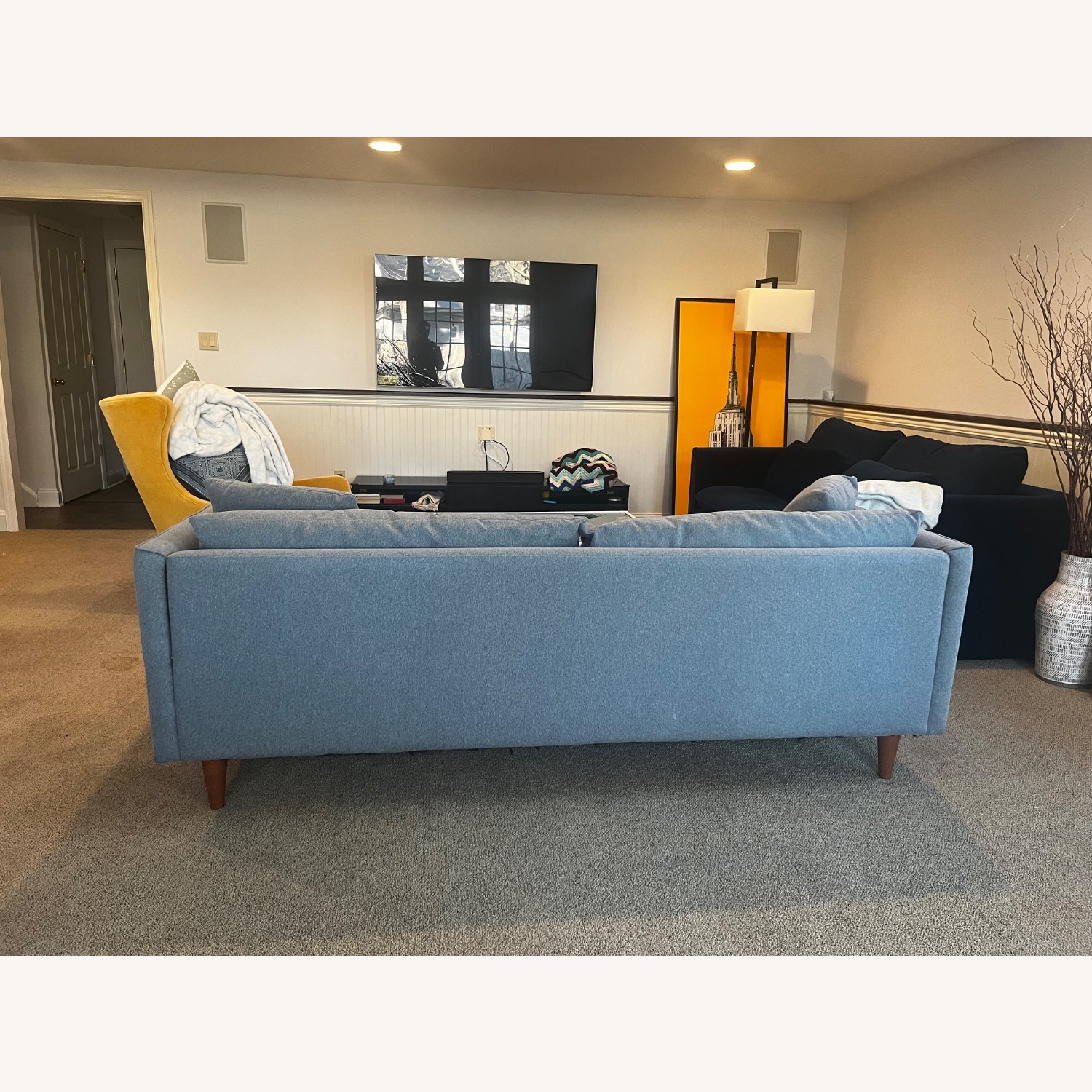 Joybird Lewis Light Gray 3+ Seater Sofa - image-3