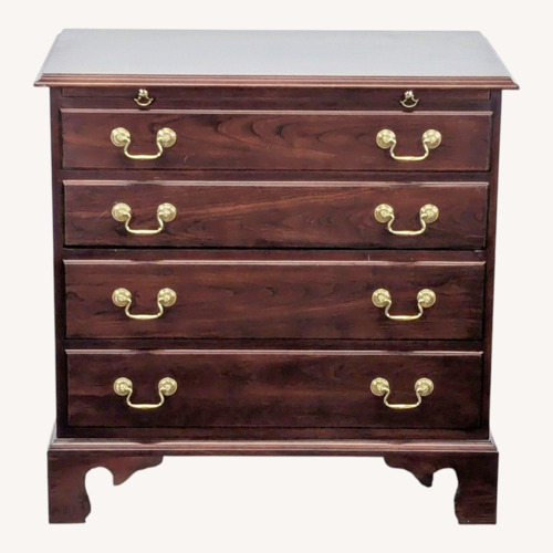 Used Stickley Four Drawer Nightstand with Pull-Out Tray for sale on AptDeco