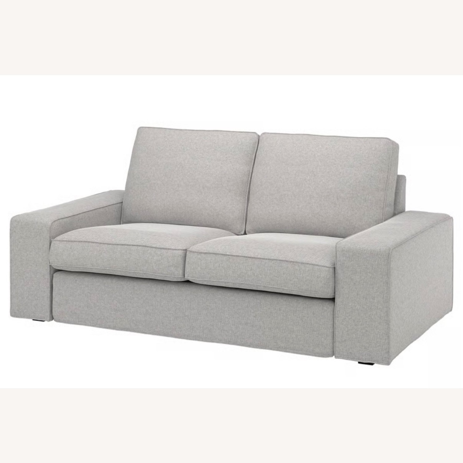 IKEA Kivik Light Gray Fabric Loveseat - image-1